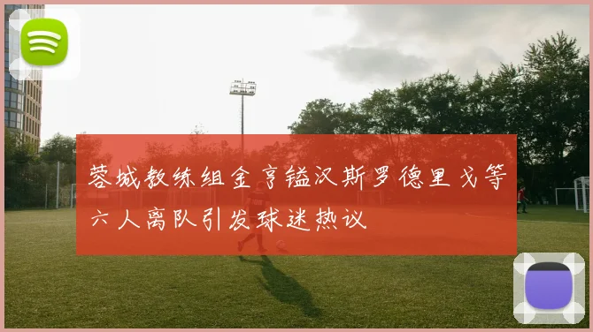 蓉城教练组金亨镒汉斯罗德里戈等六人离队引发球迷热议